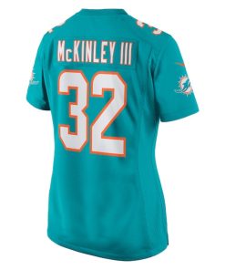 Alternative view of Verone McKinley III Miami Dolphins Nike Women's Game Player Jersey - Aqua