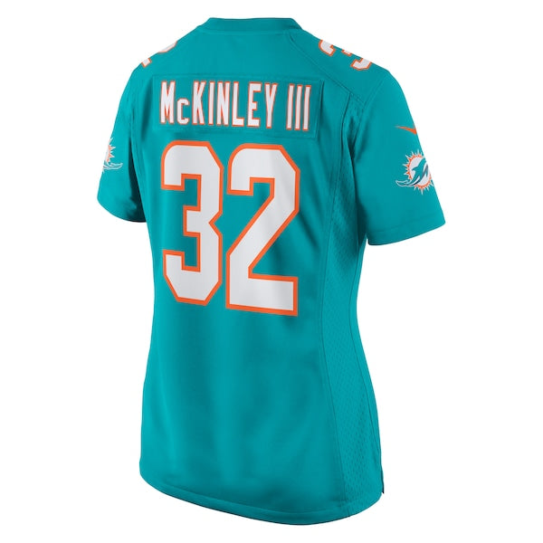 Verone McKinley III Miami Dolphins Nike Women's Game Player Jersey - Aqua - Image 2