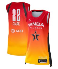 Caitlin Clark Jordan Brand Unisex 2025 WNBA All-Star Game Explorer Edition Victory Player Jersey - Orange