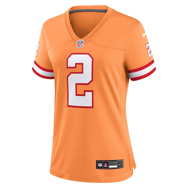 Emeka Egbuka Tampa Bay Buccaneers Nike Women's Alternate 2 Game Jersey - Creamsicle/White/Red - Image 3