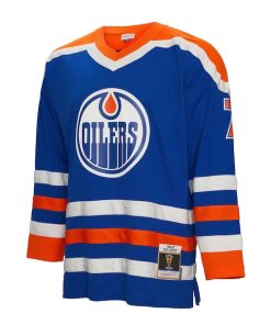 Alternative view of Paul Coffey Edmonton Oilers  1986/87 Blue Line Player Jersey - Royal