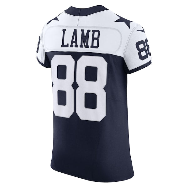 CeeDee Lamb Dallas Cowboys Nike Alternate Vapor F.U.S.E. Elite Jersey - Navy - Image 3