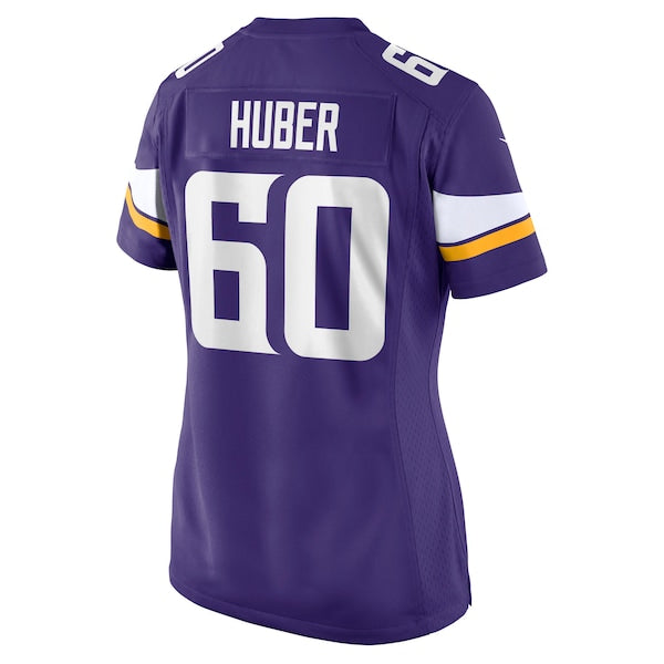 Joe Huber Minnesota Vikings Nike Women's Team Game Jersey - Purple - Image 3