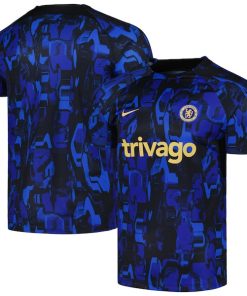 Chelsea Nike 2023/24 Academy Pro Pre-Match Top - Blue