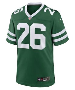 Alternative view of Isaiah Oliver New York Jets Nike Team Game Jersey - Legacy Green