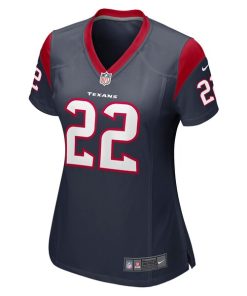 Alternative view of Mike Boone Houston Texans Nike Women's Game Player Jersey - Navy