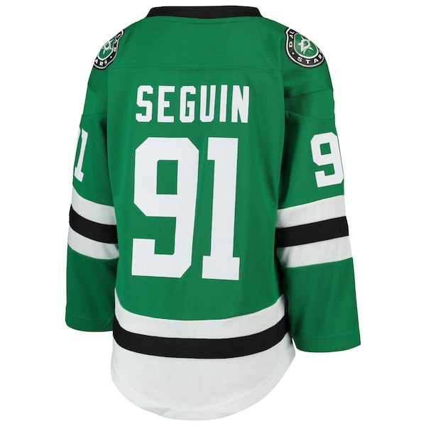 Tyler Seguin Dallas Stars Youth Home Replica Player Jersey - Kelly Green - Image 3