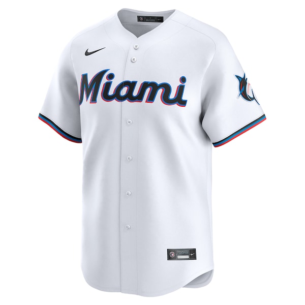 Miami Marlins Nike Home Limited Jersey - White - Image 2