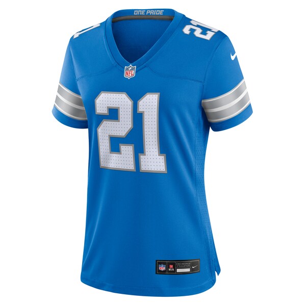 Amik Robertson Detroit Lions Nike Women's Team Game Jersey - Blue - Image 2