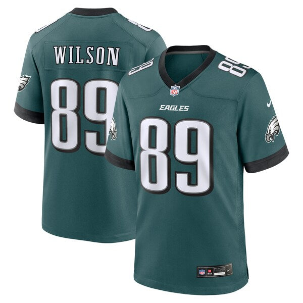 Johnny Wilson Philadelphia Eagles Nike Team Game Jersey - Midnight Green - Image 2