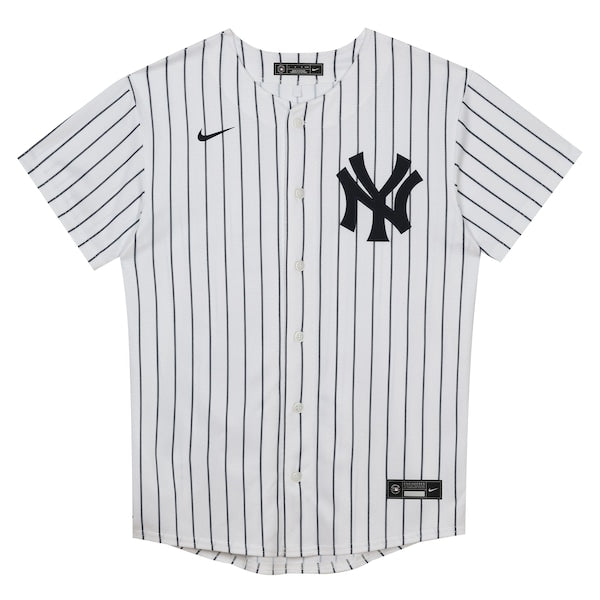 Aaron Judge New York Yankees Nike Preschool Home Replica 2.0 Player Jersey - White - Image 2