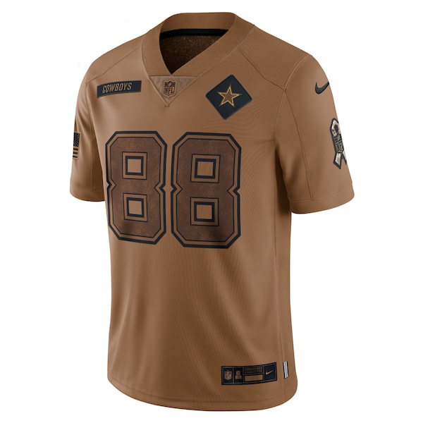 CeeDee Lamb Dallas Cowboys Nike 2023 Salute To Service Limited Jersey - Brown - Image 2