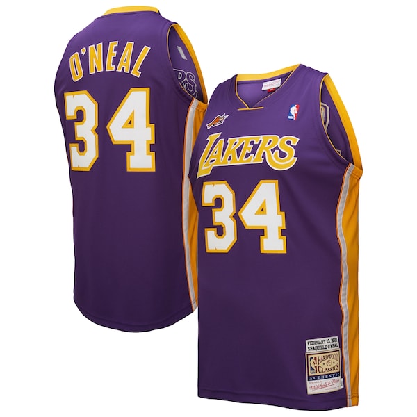 Shaquille O'Neal Los Angeles Lakers 2000 NBA All-Star Game Authentic Jersey - Purple