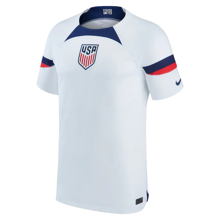 USMNT Nike 2022/23 Home Blank Authentic Jersey - White - Image 2