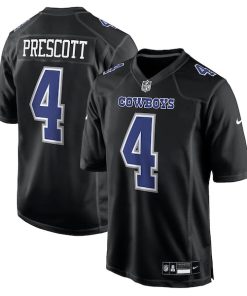 Dak Prescott Dallas Cowboys Nike Fashion Game Jersey - Carbon Black