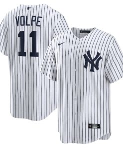 Anthony Volpe New York Yankees Nike Home Replica Player Jersey - White