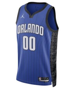 Alternative view of Orlando Magic Jordan Brand Unisex 2022/23 Swingman Custom Jersey - Statement Edition - Royal