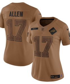 Josh Allen Buffalo Bills Nike Women's 2023 Salute To Service Limited Jersey - Brown