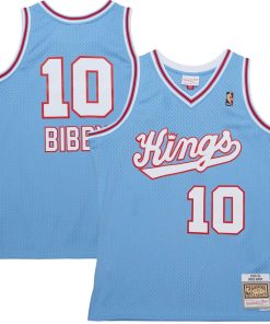 Mike Bibby Sacramento Kings 2001/02 Hardwood Classics Swingman Jersey - Light Blue