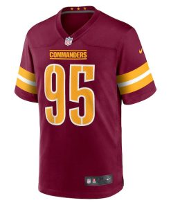 Alternative view of Casey Toohill Washington Commanders Nike  Game Jersey -  Burgundy
