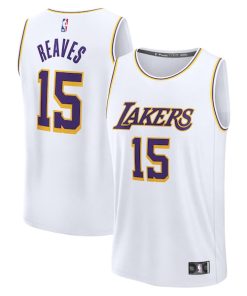 Austin Reaves Los Angeles Lakers  Youth Fast Break Replica Player Jersey - Association Edition - White