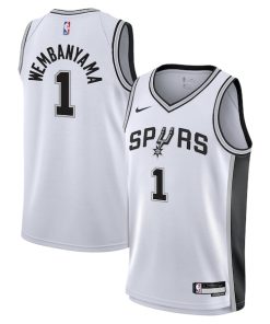 Victor Wembanyama San Antonio Spurs Nike Youth Swingman Jersey - Association Edition - White