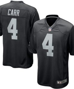 Derek Carr Las Vegas Raiders Nike Game Player Jersey - Black