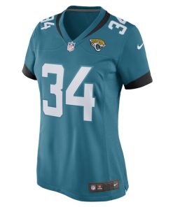 Alternative view of Gregory Junior Jacksonville Jaguars Nike Women's Game Player Jersey - Teal