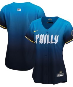 Philadelphia Phillies Nike Women's 2024 City Connect Limited Jersey - Blue