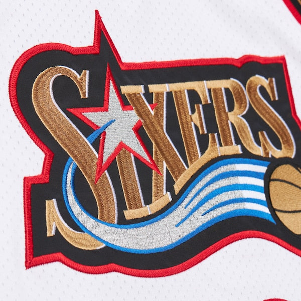 Allen Iverson Philadelphia 76ers 2000 NBA All-Star Game Authentic Jersey - White - Image 5