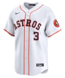 Alternative view of Jeremy Pe?a Houston Astros Nike Home Limited Player Jersey - White