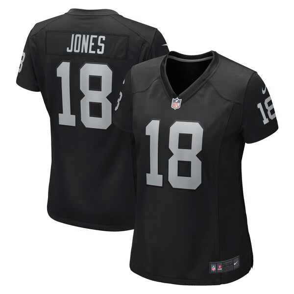 Jack Jones Las Vegas Raiders Nike Women's Game Jersey - Black - Image 2