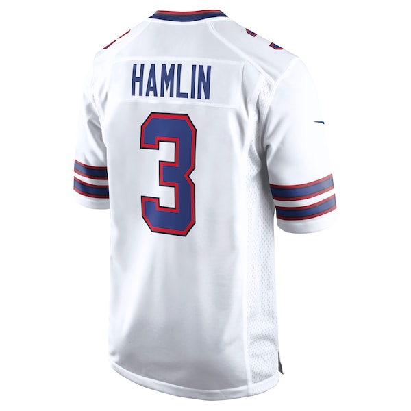Damar Hamlin Buffalo Bills Nike Game Jersey - White/Royal - Image 4