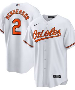 Gunnar Henderson Baltimore Orioles Nike Home Replica Player Jersey - White