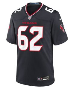 Alternative view of Jerome Carvin Houston Texans Nike Team Game Jersey -  Navy