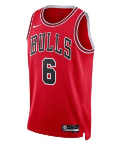 Alternative view of Alex Caruso Chicago Bulls Nike Unisex Swingman Jersey - Icon Edition - Red