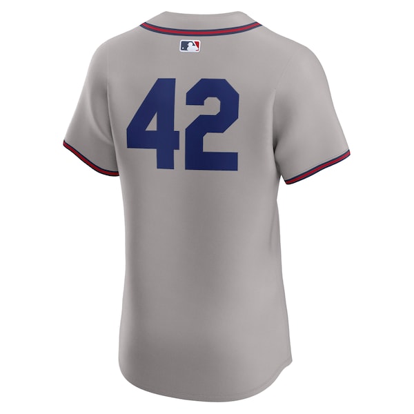 Atlanta Braves Nike 2024 Jackie Robinson Day Elite Jersey - Gray - Image 3
