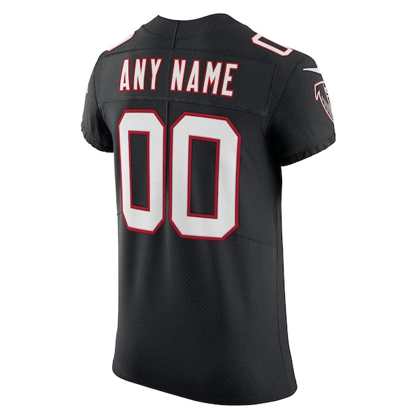 Atlanta Falcons Nike Alternate Vapor Elite Custom Jersey - Black - Image 3