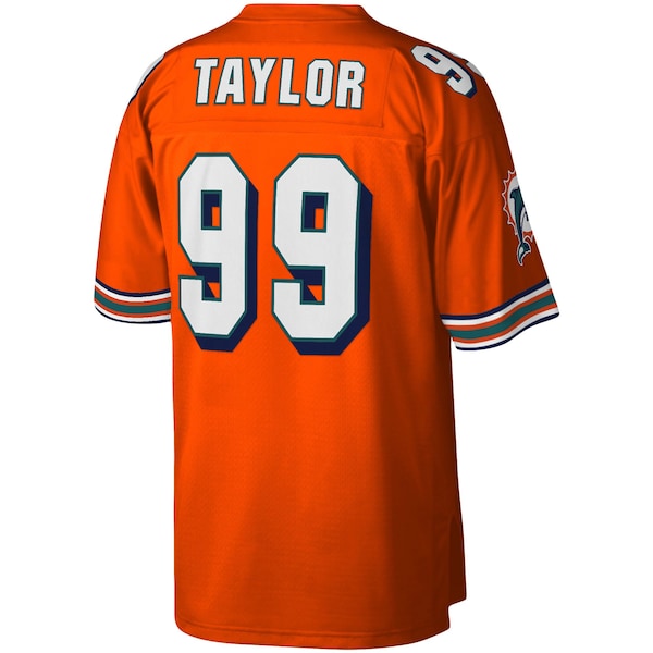 Jason Taylor Miami Dolphins Big & Tall 2004 Retired Player Replica Jersey - Orange - Image 3