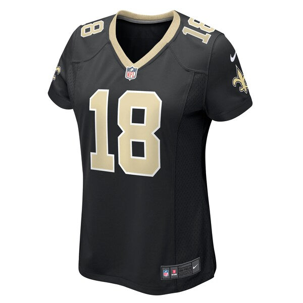 Keith Kirkwood New Orleans Saints Nike Women's Team Game Jersey - Black - Image 2