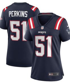 Ronnie Perkins New England Patriots Nike Women's Game Jersey - Navy