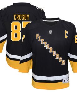Sidney Crosby Pittsburgh Penguins Youth 2021/22 Alternate Replica Player Jersey - Black