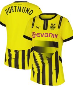 Borussia Dortmund Puma Women's 2024/25 Cup Replica Jersey - Yellow