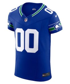 Alternative view of Seattle Seahawks Nike Alternate Vapor F.U.S.E. Elite Custom Jersey - Men's Royal