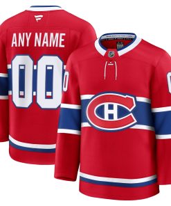 Alternative view of Montreal Canadiens  Away Premium Custom Jersey - White/Red
