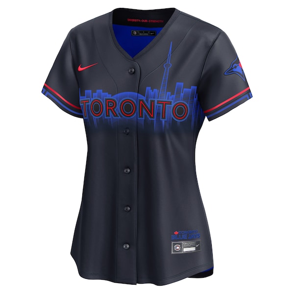 Toronto Blue Jays Nike Women's 2024 City Connect Limited Jersey - Navy - Image 2