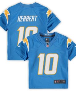 Justin Herbert Los Angeles Chargers Nike Preschool Game Jersey - Powder Blue