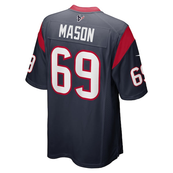 Shaq Mason Houston Texans Nike Game Player Jersey - Navy - Image 3