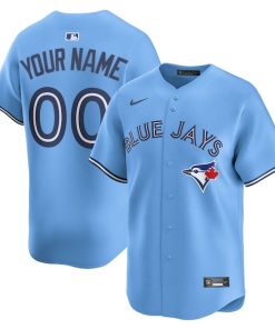 Toronto Blue Jays Nike Alternate Limited Custom Jersey - Light Blue