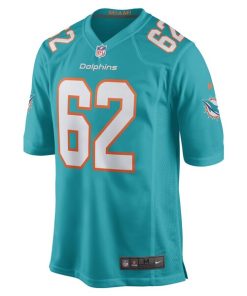 Alternative view of James Empey Miami Dolphins Nike Game Player Jersey - Aqua